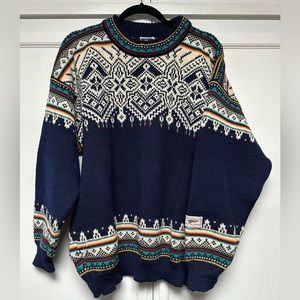 Blue Dale of Norway Sweater